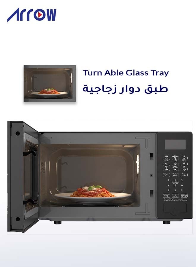 ارو فرن ميكروويف رقمي ارو 20 لتر، 700 وات، 10 مستويات طاقة للميكروويف | RO-20MWBD - Image 2